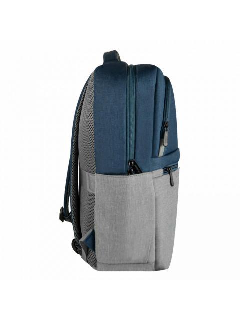 PERFECT CHOICE MOCHILA DE POLIESTER SUNSET PARA LAPTOP 15.6 AZUL-GRIS