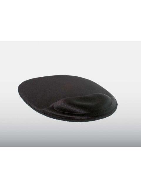 PERFECT CHOICE MOUSEPAD CON DESCANSA MUNECAS DE GEL 20X26CM GROSOR 2MM NEGRO