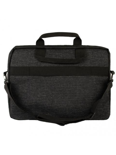 PERFECT CHOICE PORTAFOLIO DE POLIESTER GLITCH PARA LAPTOP 15.6 NEGRO