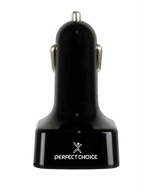 PERFECT CHOICE TRANSMISOR FM PARA AUTO PC-331148 2X USB BLUETHOOTH NEGRO