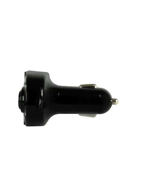 PERFECT CHOICE TRANSMISOR FM PARA AUTO PC-331148 2X USB BLUETHOOTH NEGRO