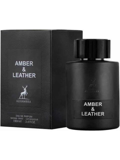 PERFUME AMBER & LEATHER MAISON ALHAMBRA UNISEX EDP 100ML