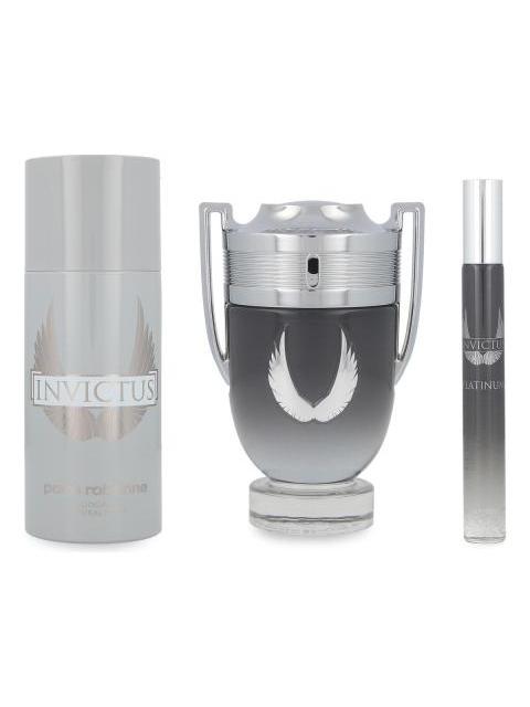 PERFUME HOMBRE PACO RABANNE INVICTUS PLATINUM EDP 100ML SET