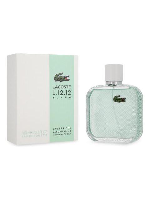 PERFUME LACOSTE L.12.12 BLANC EAU FRAICHE EDT 100ML HOMBRE