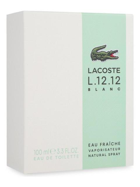 PERFUME LACOSTE L.12.12 BLANC EAU FRAICHE EDT 100ML HOMBRE
