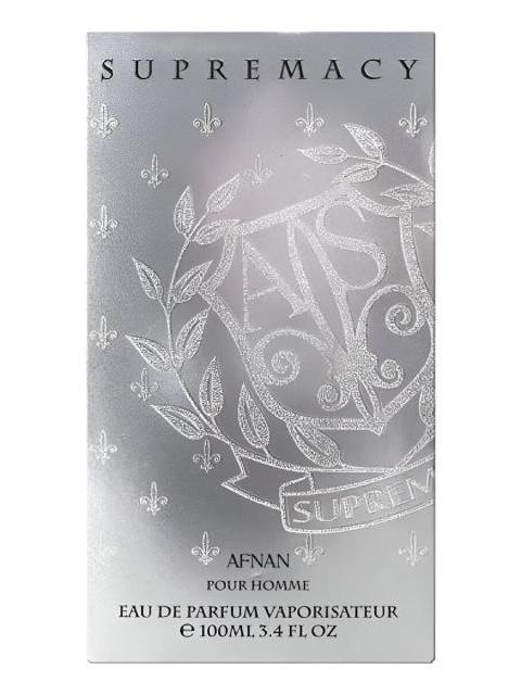 PERFUME SUPREMACY SILVER DE AFNAN 100 ML PARFUM PARA HOMBRE