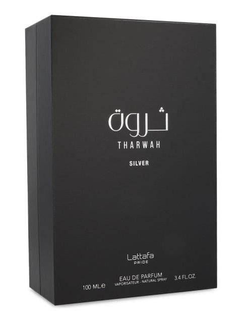PERFUME THARWAH SILVER DE LATTAFA PARA HOMBRE EDP 100ML
