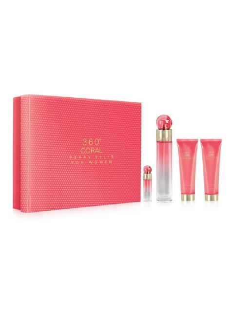 PERRY ELLIS SET 360 CORAL WOMEN PARFUM 118ML PARA MUJER