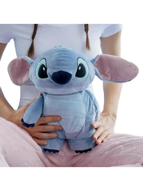 PERSONAJE DE PELUCHE CON BOLSA DE AGUA TERMICA AZUL STITCH