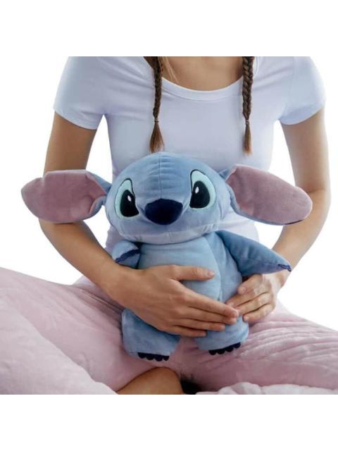 PERSONAJE DE PELUCHE CON BOLSA DE AGUA TERMICA AZUL STITCH