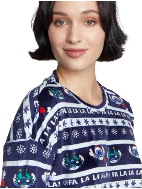 PIJAMA STITCH AZUL MARINO DISNEY