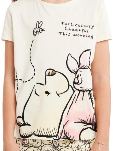 PIJAMA ESTAMPADA APLICACIONES BEIGE WINNIE THE POOH