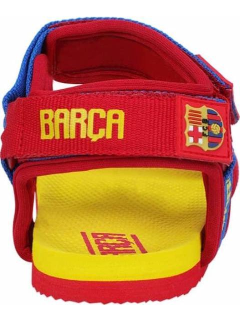 SANDALIA DE PLAYA ROJO FC BARCELONA