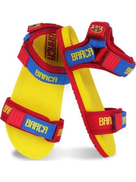 SANDALIA DE PLAYA ROJO FC BARCELONA