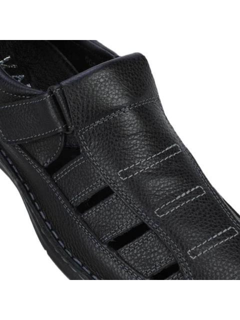 SANDALIA CASUAL TEJIDO A MANO NEGRO KAFE