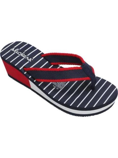 SANDALIA CON PLATAFORMA AZUL REY SLICKERS