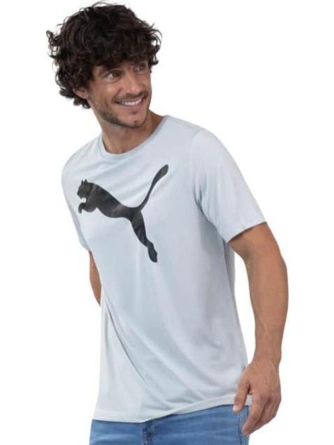 PLAYERA ACTIVE BIG LOGO TEE GRIS PUMA