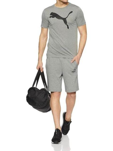 PLAYERA ACTIVE BIG LOGO TEE GRIS PUMA