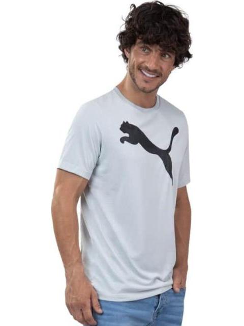 PLAYERA ACTIVE BIG LOGO TEE GRIS PUMA