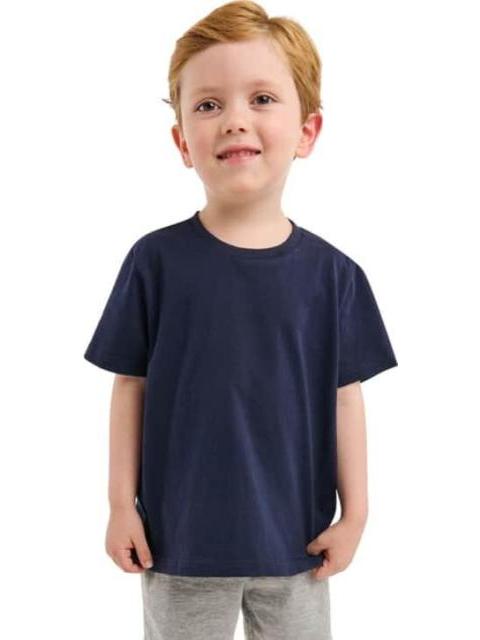 PLAYERA ALGODON AZUL MARINO NEXT CO