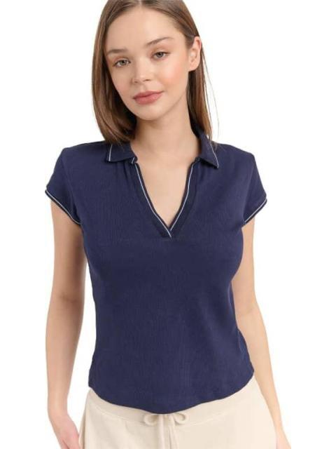 PLAYERA BASICA AZUL MARINO HOLLY LAND