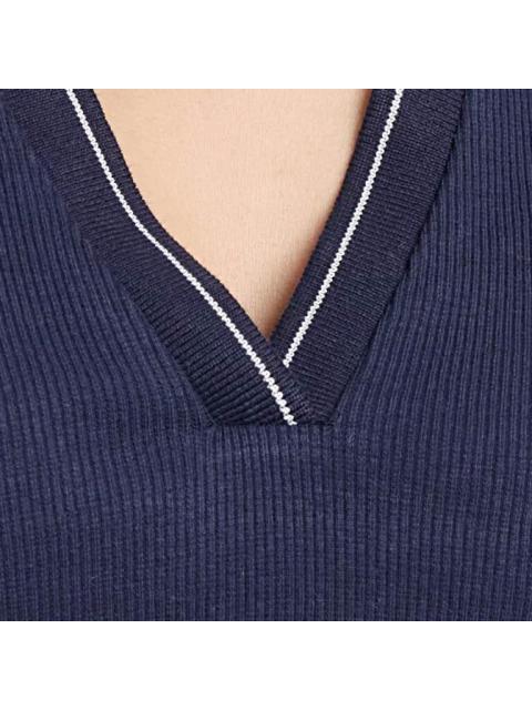 PLAYERA BASICA AZUL MARINO HOLLY LAND