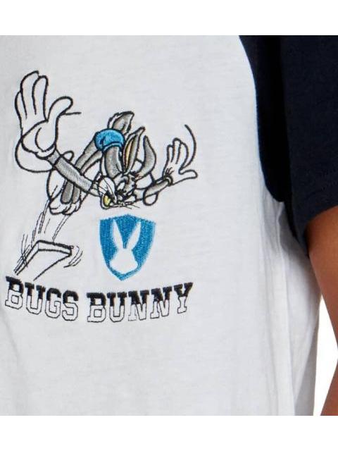 PLAYERA BUGS BUNNY BLANCO/NEGRO LOONEY TUNES