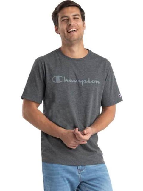 PLAYERA CLASSIC PRINTED TEE GRIS CHAMPION