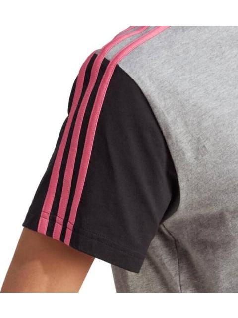 PLAYERA CORTA ESSENTIALS GRIS ADIDAS