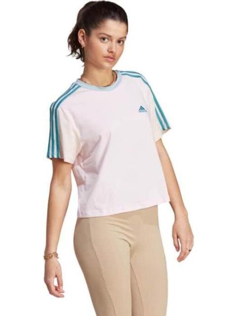 PLAYERA CORTA ESSENTIALS ROSA ADIDAS