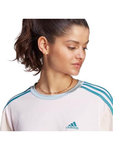 PLAYERA CORTA ESSENTIALS ROSA ADIDAS
