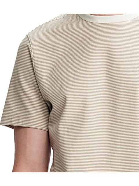 PLAYERA CUELLO CON VISOS EN BLANCO BEIGE NEXT CO