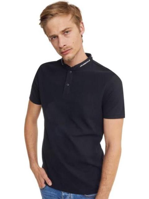 PLAYERA CUELLO POLO MANGA CORTA NEGRO NEXT CO