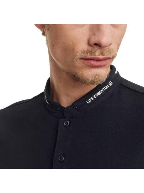 PLAYERA CUELLO POLO MANGA CORTA NEGRO NEXT CO