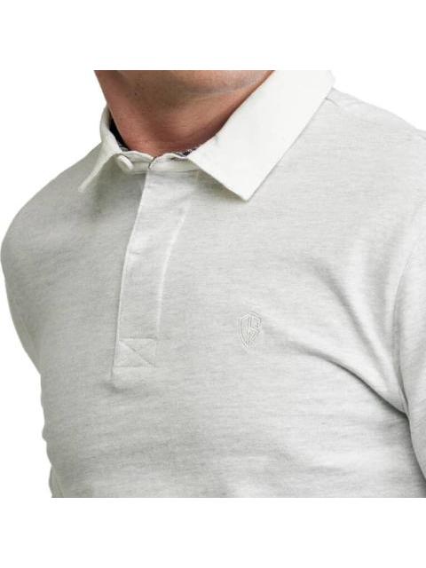 PLAYERA CUELLO POLO MANGA LARGA GRIS D.E.E.P SELECTION
