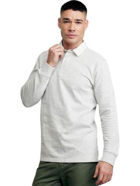 PLAYERA CUELLO POLO MANGA LARGA GRIS D.E.E.P SELECTION