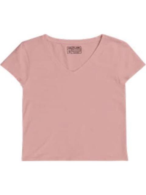 PLAYERA CUELLO V ROSA HOLLY LAND