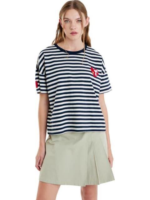 PLAYERA DAMA AZUL MARINO PEANUTS