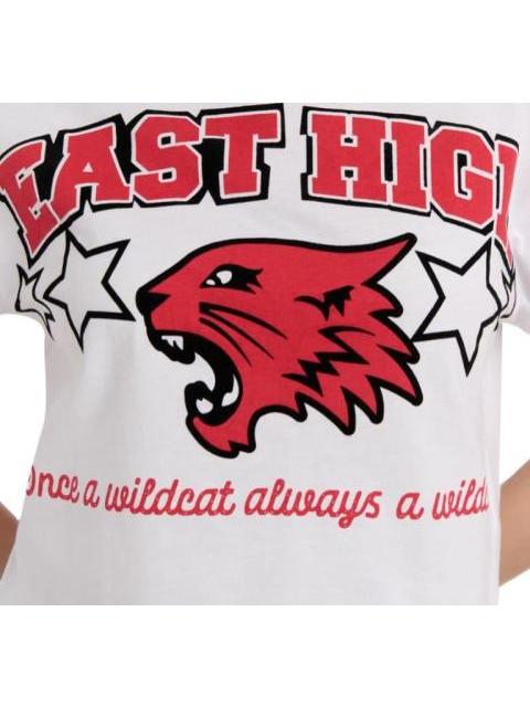 PLAYERA DAMA BLANCO HIGH SCHOOL MUSICAL