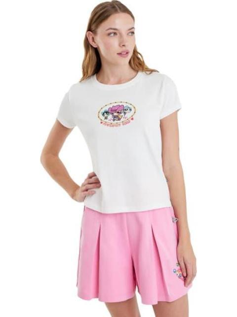 PLAYERA DAMA BLANCO LAS CHICAS SUPER PODEROSAS