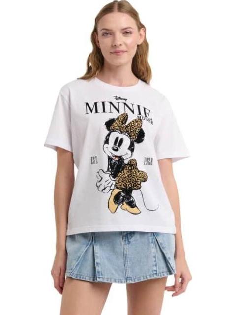 PLAYERA DAMA BLANCO MINNIE MOUSE