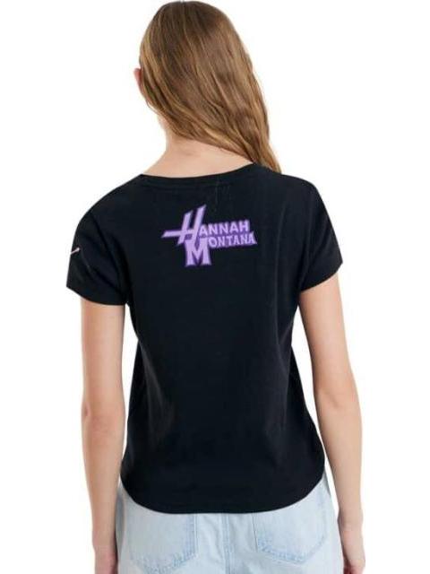 PLAYERA DAMA NEGRO HANNAH MONTANA