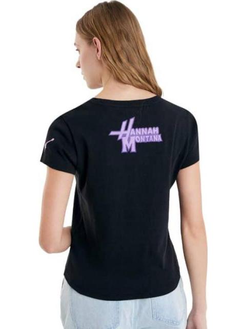 PLAYERA DAMA NEGRO HANNAH MONTANA