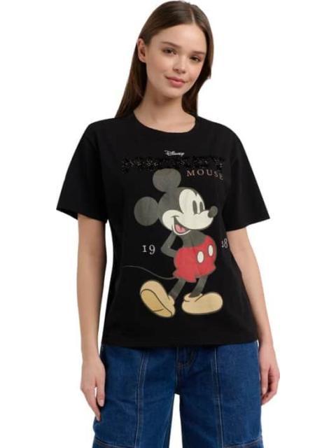PLAYERA DAMA NEGRO MICKEY MOUSE