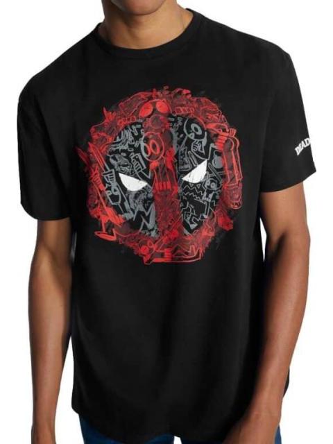 PLAYERA DEADPOOL NEGRO