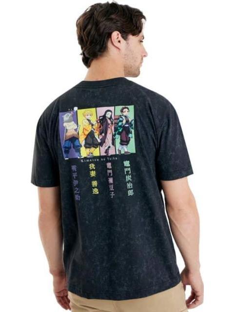 PLAYERA DEMON SLAYER GRIS DEMON SLAYER