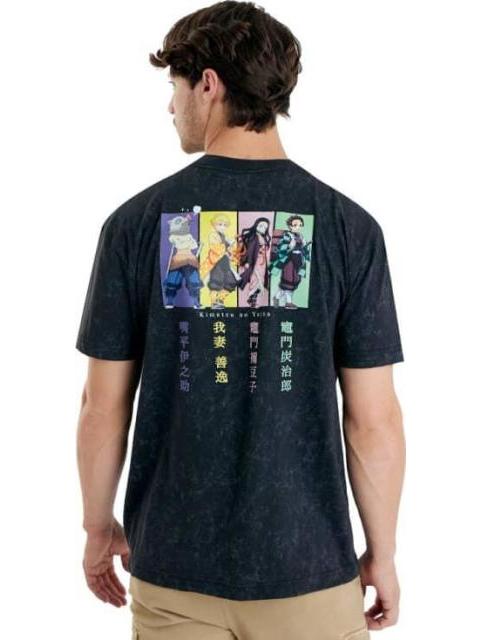 PLAYERA DEMON SLAYER GRIS DEMON SLAYER