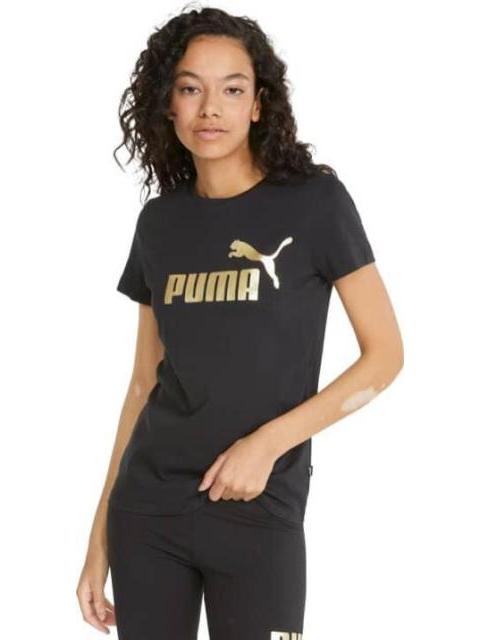 PLAYERA ESS METALLIC LOGO TEE NEGRO PUMA