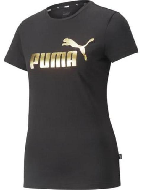 PLAYERA ESS METALLIC LOGO TEE NEGRO PUMA