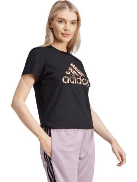 PLAYERA ESTAMPADA ANIMAL PRINT NEGRO ADIDAS